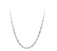 Jewelry for Women, Necklace Female Models Wave Chain of high-end Women's Vintage Jewelry top 45CM Necklaces Pendants - Silver, Easter