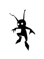 Kingdom Hearts 5" Tall Heartless Symbol Decal Sticker for Cars Laptops Tablets Skateboard - BLACK