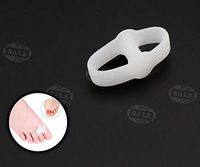 2Pcs Toe Separators Stretchers Straighteners Alignment Bunion Gel Relief 2 Holes