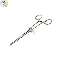 G.S LOT OF 6 PAIRS STAINLESS STEEL CRILE FORCEPS 5.5" STRAIGHT ECONOMY GRADE