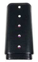 Aficionada Style 3 Cigar Leather Travel Case - Crystal AB