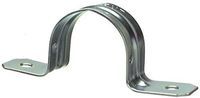 Halex 61240B Imc Rigid Snap-On Two-Hole Strap, 4 In, Steel, Zinc Electro Plated, 4"
