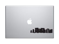 Great Architecture - Stone Henge England Prehistoric - 5" Black Vinyl Decal Sticker Car Macbook Laptop