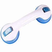 XIHAA Shower Handle with Strong Hold Suction Cup for Safety Grab in Bathroom,Tub, Shower, Toilet Handrail Bath Aids to Assist Elderlies and Toddlers (2Pcs),Blue