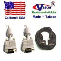SVGA Cable SVGA Male to Male HD15 Monitor Video Adapter Cable with Ferrite Cores Support 1080P Full HD for Laptop, PC, Projector, HDTV, Display and More VGA Enabled Devices 10 FT
