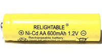 RELIGHTABLE 600mAh AA NiCd 1.2v Rechargeable Batteries Garden Solar Ni-Cd Light LED A (Pack of 20)