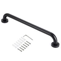 Sumnacon 20 Inch Aluminium Bath Grab Bar - Sturdy Safety Handle with Screws, Wall Mounted Balance Handrail Assit for Bathtub Shower Toilet Stairway, Black