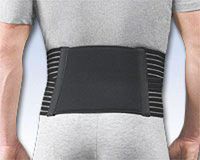 FLA Orthopedics Thermal Lumbar Support, Extra Large Black