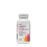 GNC Women's Evening Primrose Oil 500, 90 Softgels, Helps Maintain Smooth, Healthy Looking Skin