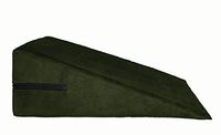 Microsuede Bed Wedge Replacement Cover (10“ x 24” x 24”, Sage)
