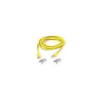 BELKIN cat5e 50ft yellow crossover cable molded gray w/snagless boot A3X126-50-YLW-M