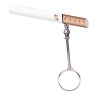 Lzttyee Hands Free Finger Cigarette Holder Ring Smoking Holder for Women/Men Smoker (Silver, M 17mm)