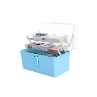 wanaone Family Home Special Size Medical kit Multi-Layer Medical outpatient First aid kit Medicine Children Storage Box Portable