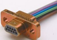 ITT CANNON MDM-9PH003B MICRO D CONNECTOR, PLUG, 9POS, 18" WIRE LEADS