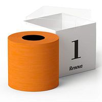 Luxury Scented Colored Toilet Paper Gift Box 1 Roll 3-Ply Bath Tissue (Orange)