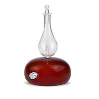 Essential Oil Aromatherapy Diffuser, Waterless Aroma Nebulizing Diffuser for Home, Bedroom, Yoga, Spa Reddish Brown