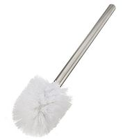 C-Pioneer Stainless Steel WC Bathroom Cleaning Toilet Brush Replacement Head Holder Chrome