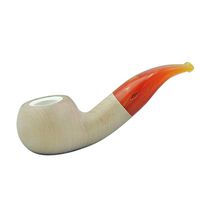 MARA Classic (Naturale 602) Meerschaum Lined Tobacco Pipe by Brebbia (Italy)