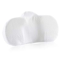 Soft Anti Snore Pillow,Sleep Support Pillow for Back/Side Sleepers,Wellness Memory Foam Cervical Side Sleeper Excellent Solution - Washable Cover,（3.94 Inch Butterfly） (White)