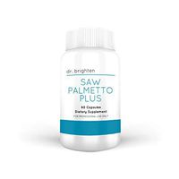 Dr. Brighten Saw Palmetto Plus - Natural Dietary Supplement for Women with Pumpkin Seed Oil Prevents Hair Loss Acne Oily Skin