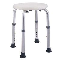 7 Height Adjustable Medical Bath Shower Stool Chair Bath Tub Seat in White New