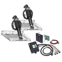 Lenco 12" x 9" Standard Performance Trim Tab Kit w/Standard Tactile Switch Kit 12V
