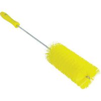Vikan 53706 Soft Tube Brush, Polyester, 2-25/64" x 20" OAL, Yellow