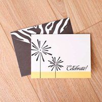Invitation Celebrate Notecards - Sassy & Sophisticated (Box of 12)