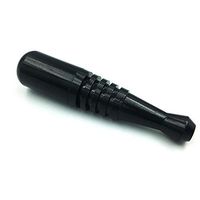 Portable Baseball Pipe with 5 Filters, 3 in 1 Cleaning Tool, Delicate Velvet Bag (Black)