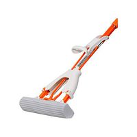 Large Cotton Mop Roller Type Water Absorbent Sponge Mop Household Squeeze Water Mop LITING