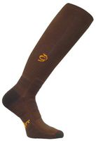 Worksox Work on Your Feet OTC Graduated Compression DryStat Odor Resistant Socks TWS1000, Brown, Large