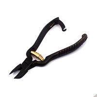 LAJA IMPORTS Heavy Duty Black&Gold Nail Clipper Nipper for Diabetic,Thick Toe Nails,Curved Blades