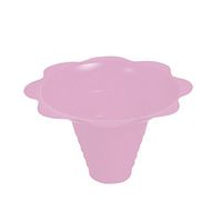 Medium Shaved Ice Sno Cone Flower Cups (8 OZ) 1000 Count Pink
