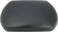 The Aftermarket Group Wheelchair Legrest Pad, Black Base, Black Upholstered, 6" W x 9-1/2" L, TAG375258