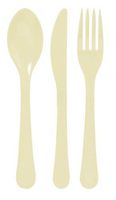 Buttermilk Plastic Forks 24 Count by Hallmark