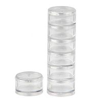 HaiSea Weekly Travel Pill Planner-Monthly Pill Organizer, Daily Month Pill Box-Separate AM/PM Compartments Colors Vary (White)