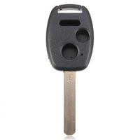 Replacement 3 Buttons Smart Key Shell Case Fob for Honda Ridgeline Civic Odyssey Fit CR-V (With chip holder) No Chip (Only Key shell)