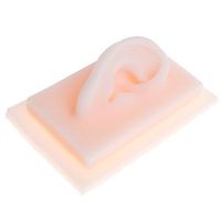 D DOLITY 1:1 Silicone Right Acupuncture Ear Model Study Kit, 3.5inch x 2.4inch