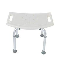Chair, pollyhb Bath Chairs for Elderly Handicap & Pregnant Woman Bath Stool Non-slip Adjustable Height Bathroom Shower Chairs (32.5×32.5×36.5-51.5cm, B)