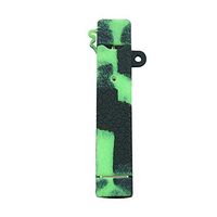 DSC-Mart Silicone Case for JUUL (Upgraded Version), Texture Cover Sleeve Shield Compatible with Juul Pen (Blackgreen)