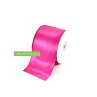 We Can Package 3 Inch Satin Ribbon for Gift Wrapping Packaging Wedding Decoration (Hot Pink)