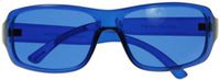 Kid's Children's Junior Color Therapy Glasses - Blue