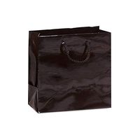 Black Gloss Jewel Gift Bags 100 6-1/2x3-1/2x6-1/2"