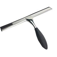 VideoPUP Stainless Steel Glass Squeegee,Shower Squeegee with Plastic Handle for Shower Door, Bathroom, Window and Car Glass