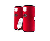 WE&ZHE Electric Heating Care Knee Hot Compress Physiotherapy Can Be Washable, 3 Temperature Selection-Automatic Overheating Protection , red