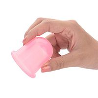 Blue or Pink Cups Cupping, 2pcs/set Silicone Vacuum Body Massage Helper Anti Cellulite Massage Cups Cupping (pink)