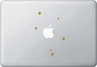 Yadda-Yadda Design Co. Libra Zodiac Constellation - Birthday - Astrology - Laptop | MacBook - Vinyl Decal Sticker YYDC (4" w x 6" h) (Libra, Matte Gold)