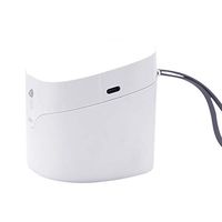 All-Purpose Sterilizer Box,Portable LED UV Disinfection Bags Cleaner for Face Mask,Baby Bottle,Toothbrush,Beauty Tools,Jewelry (White)