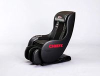 NFL Electric Full Body Shiatsu Massage Chair Foot Roller Zero Gravity Wheat (Kansas City Chiefs)