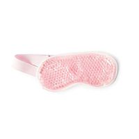 Vanity Planet Plush Soothing Gel Bead Eye Mask - Hot and Cold Therapy - Elasticized Band, Blush Pink